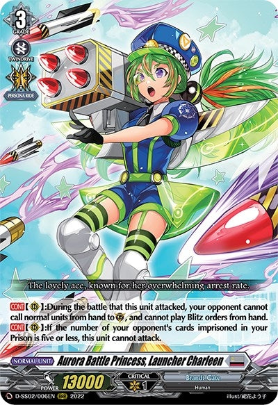 Aurora Battle Princess Launcher Charleen (2006) [D-SS02] - Cardfight Vanguard Single