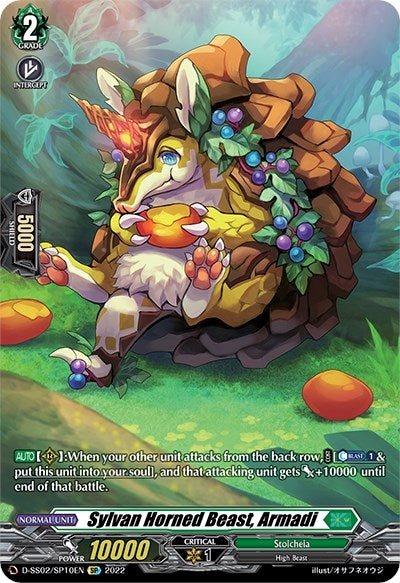 Sylvan Horned Beast Armadi (SP) (210) [D-SS02] - Cardfight Vanguard Single