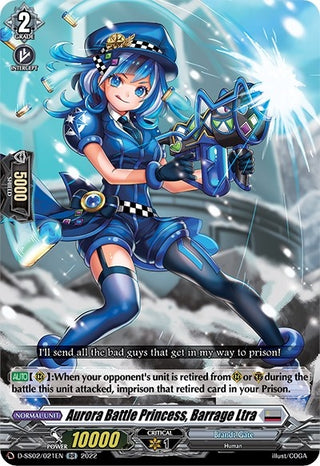 Aurora Battle Princess Barrage Ltra (2021) [D-SS02] - Cardfight Vanguard Single
