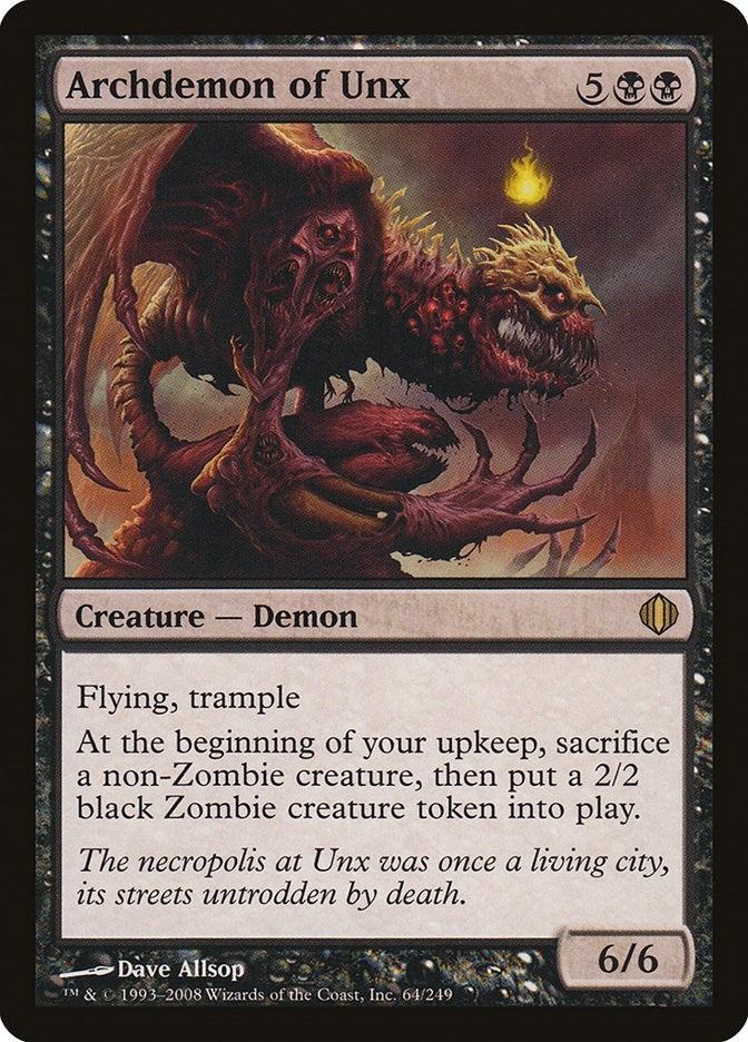 Archdemon of Unx (64) [ALA] - MTG Single