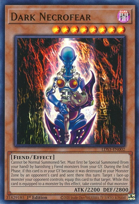 Dark Necrofear (3002) (LDS3) - YuGiOh Single