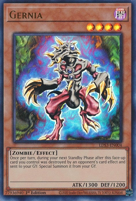 Gernia (3004) (LDS3) - YuGiOh Single