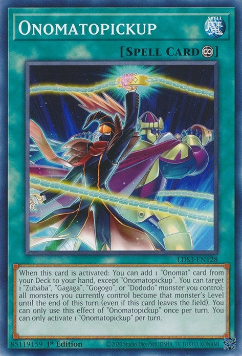 Onomatopickup (3128) (LDS3) - YuGiOh Single