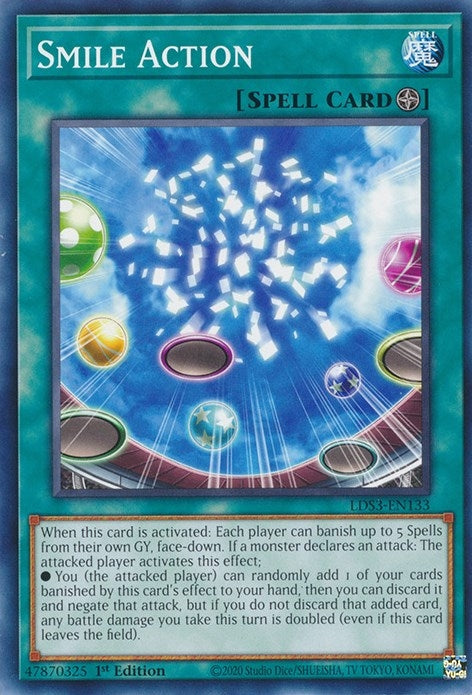 Smile Action (3133) (LDS3) - YuGiOh Single