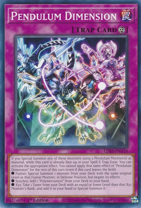 Pendulum Dimension (3134) (LDS3) - YuGiOh Single