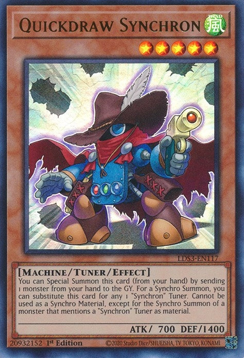 Quickdraw Synchron (3117) (LDS3) - YuGiOh Single