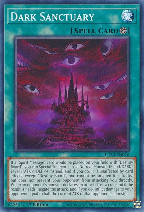 Dark Sanctuary (3016) (LDS3) - YuGiOh Single