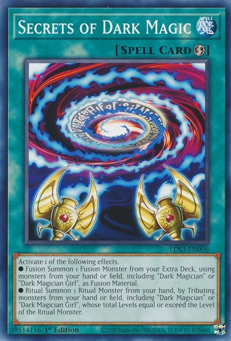 Secrets of Dark Magic (3096) (LDS3) - YuGiOh Single