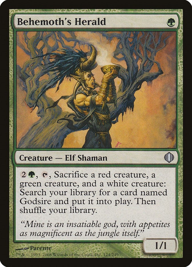 Behemoth’s Herald (124) [ALA] - MTG Single