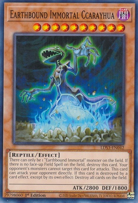 Earthbound Immortal Ccarayhua (3042) (LDS3) - YuGiOh Single