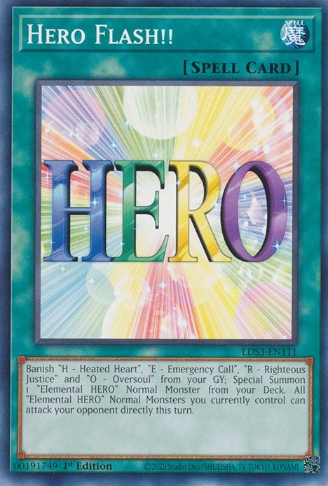 Hero Flash!! (3111) (LDS3) - YuGiOh Single