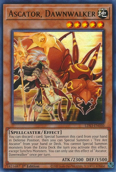 Ascator Dawnwalker (3050) (LDS3) - YuGiOh Single