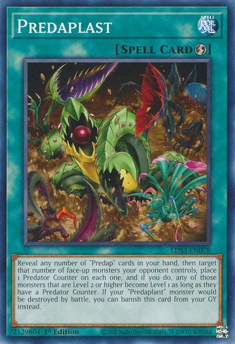 Predaplast (3078) (LDS3) - YuGiOh Single
