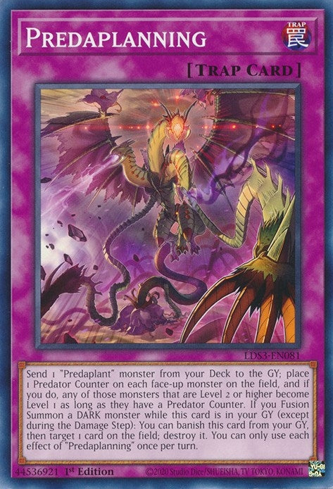 Predaplanning (3081) (LDS3) - YuGiOh Single
