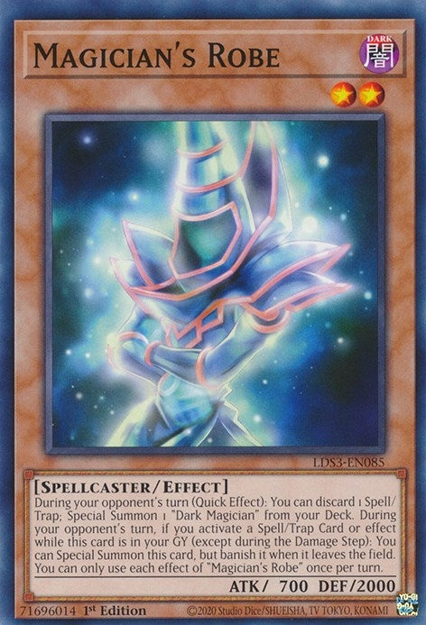 Magician’s Robe (3085) (LDS3) - YuGiOh Single
