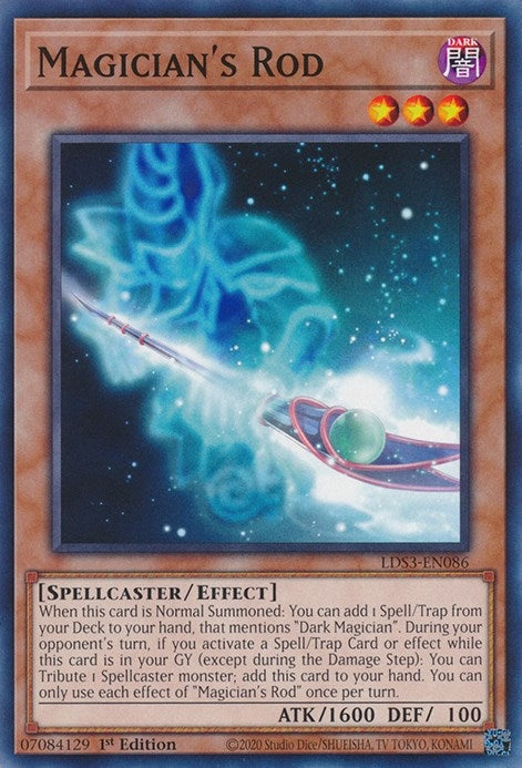 Magician’s Rod (3086) (LDS3) - YuGiOh Single