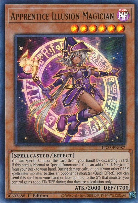 Apprentice Illusion Magician (3087) (LDS3) - YuGiOh Single
