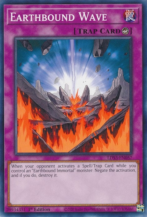 Earthbound Wave (3057) (LDS3) - YuGiOh Single