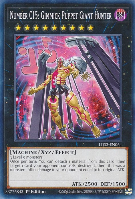 Number C15: Gimmick Puppet Giant Hunter (3064) (LDS3) - YuGiOh Single