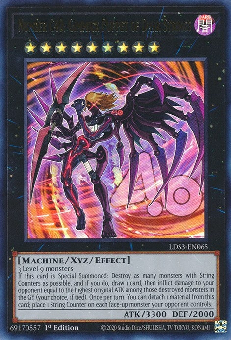 Number C40: Gimmick Puppet of Dark Strings (3065) (LDS3) - YuGiOh Single