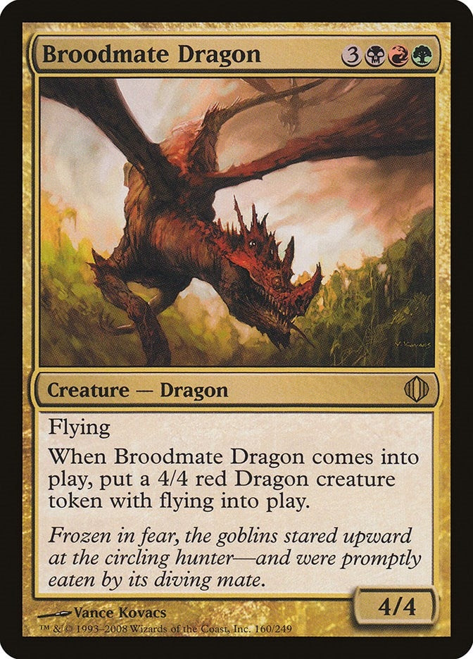 Broodmate Dragon (160) [ALA] - MTG Single