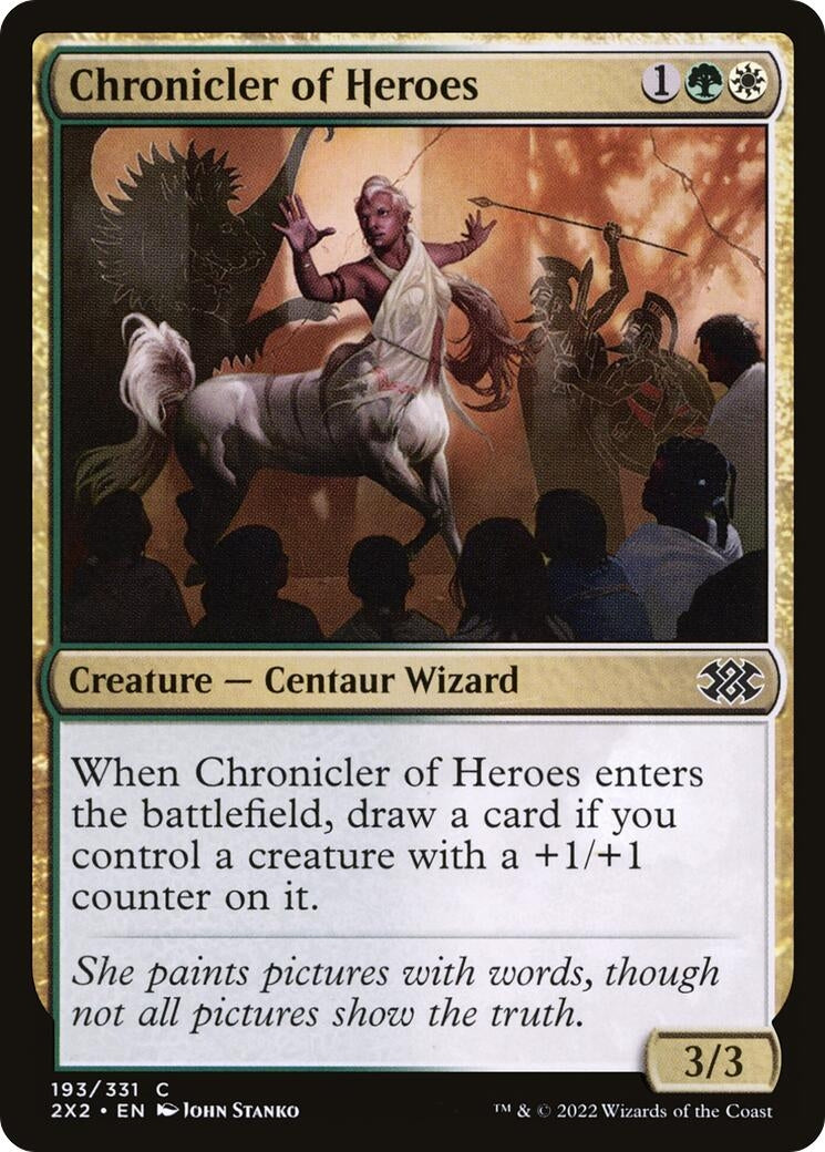 Chronicler of Heroes (193) [2X2] - MTG Single