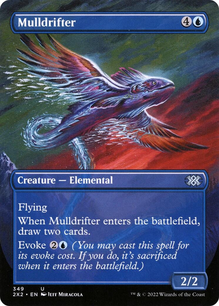 Mulldrifter (Borderless) (349) [2X2] - MTG Single