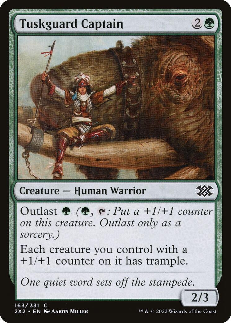 Tuskguard Captain (163) [2X2] - MTG Single
