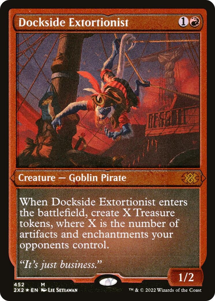 Dockside Extortionist (Foil Etched) (452) [2X2] - MTG Single