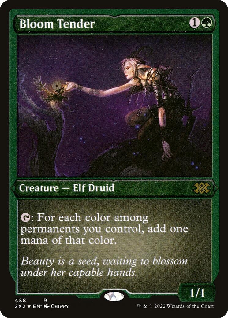 Bloom Tender (Foil Etched) (458) [2X2] - MTG Single