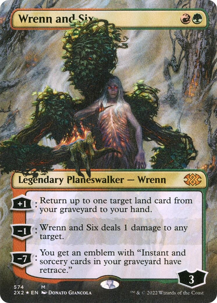 Wrenn and Six (Textured Foil) (574) [2X2] - MTG Single