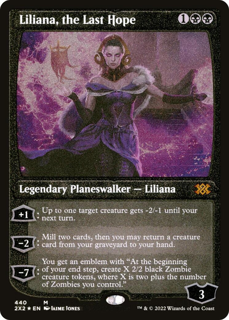 Liliana the Last Hope (Foil Etched) (440) [2X2] - MTG Single