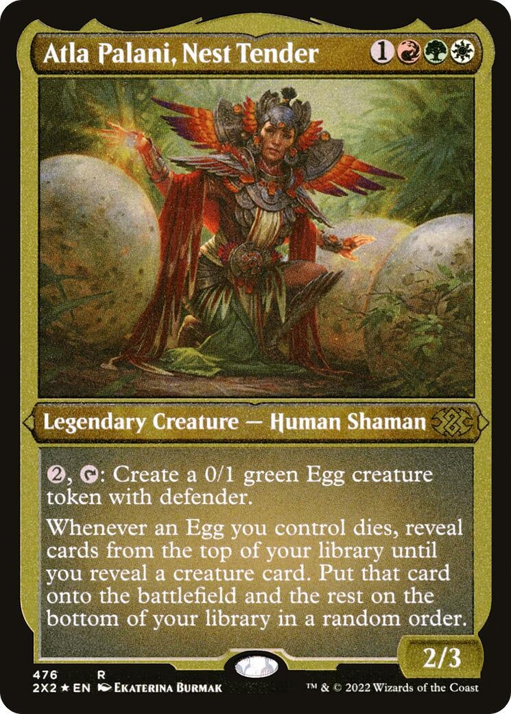 Atla Palani Nest Tender (Foil Etched) (476) [2X2] - MTG Single