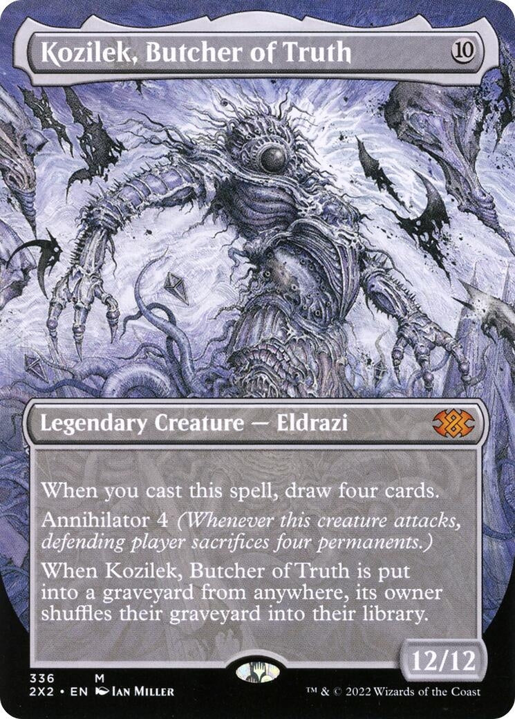 Kozilek Butcher of Truth (Borderless) (336) [2X2] - MTG Single