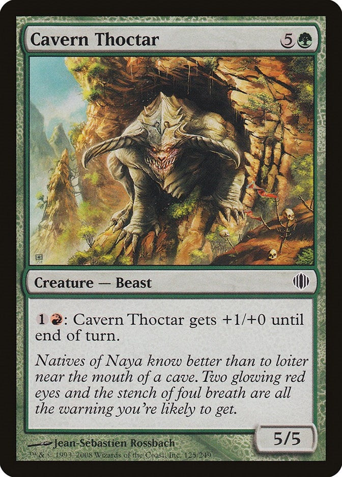 Cavern Thoctar (125) [ALA] - MTG Single