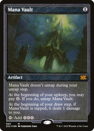 Mana Vault (Foil Etched) (560) [2X2] - MTG Single
