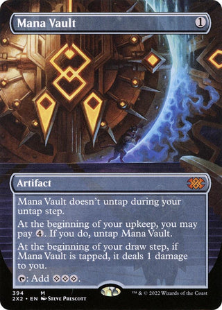 Mana Vault (Borderless) (394) [2X2] - MTG Single