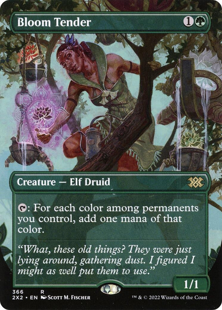 Bloom Tender (Borderless) (366) [2X2] - MTG Single