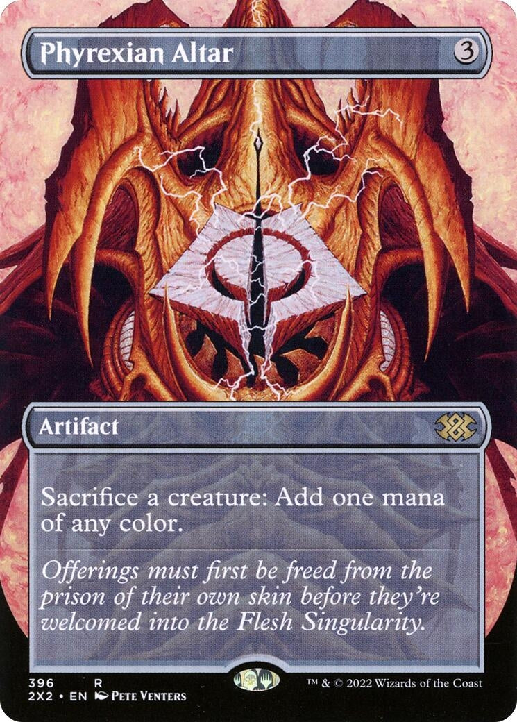 Phyrexian Altar (Borderless) (396) [2X2] - MTG Single