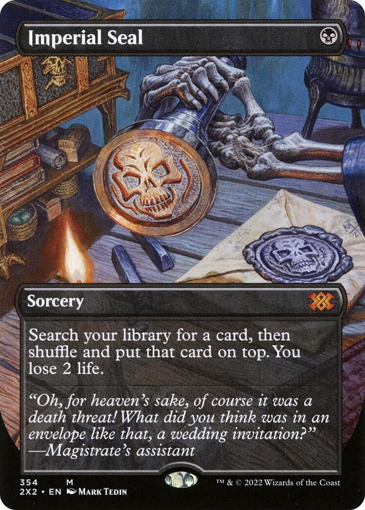 Imperial Seal (Borderless) (354) [2X2] - MTG Single