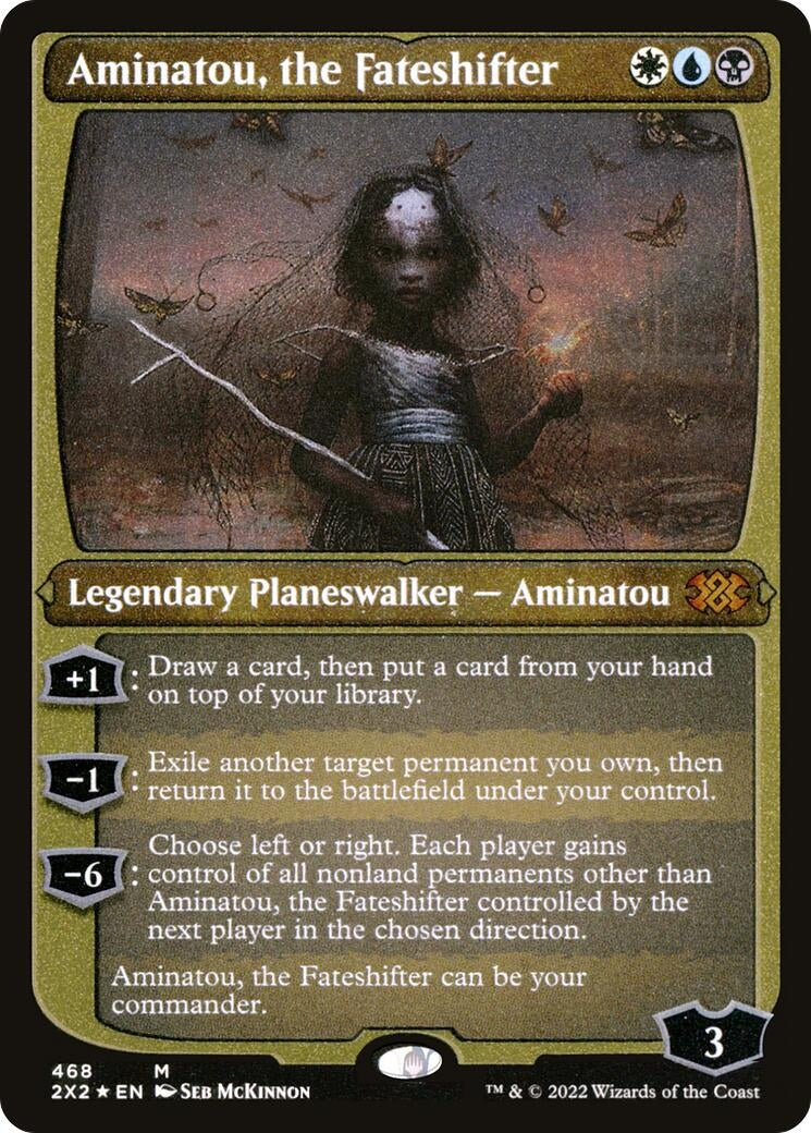 Aminatou the Fateshifter (Foil Etched) (468) [2X2] - MTG Single