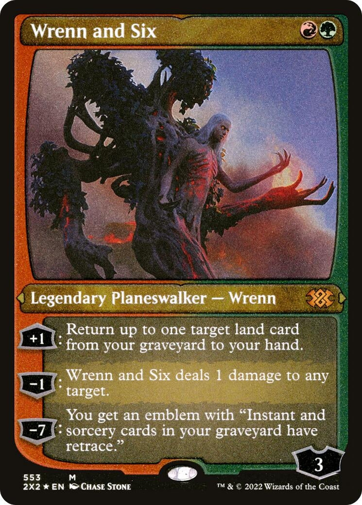 Wrenn and Six (Foil Etched) (553) [2X2] - MTG Single