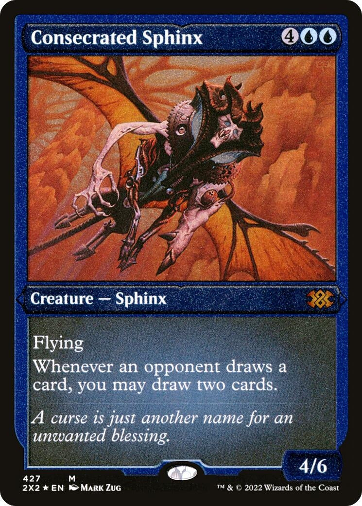 Consecrated Sphinx (Foil Etched) (427) [2X2] - MTG Single