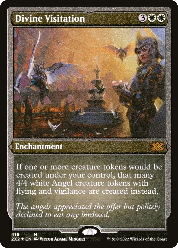 Divine Visitation (Foil Etched) (416) [2X2] - MTG Single