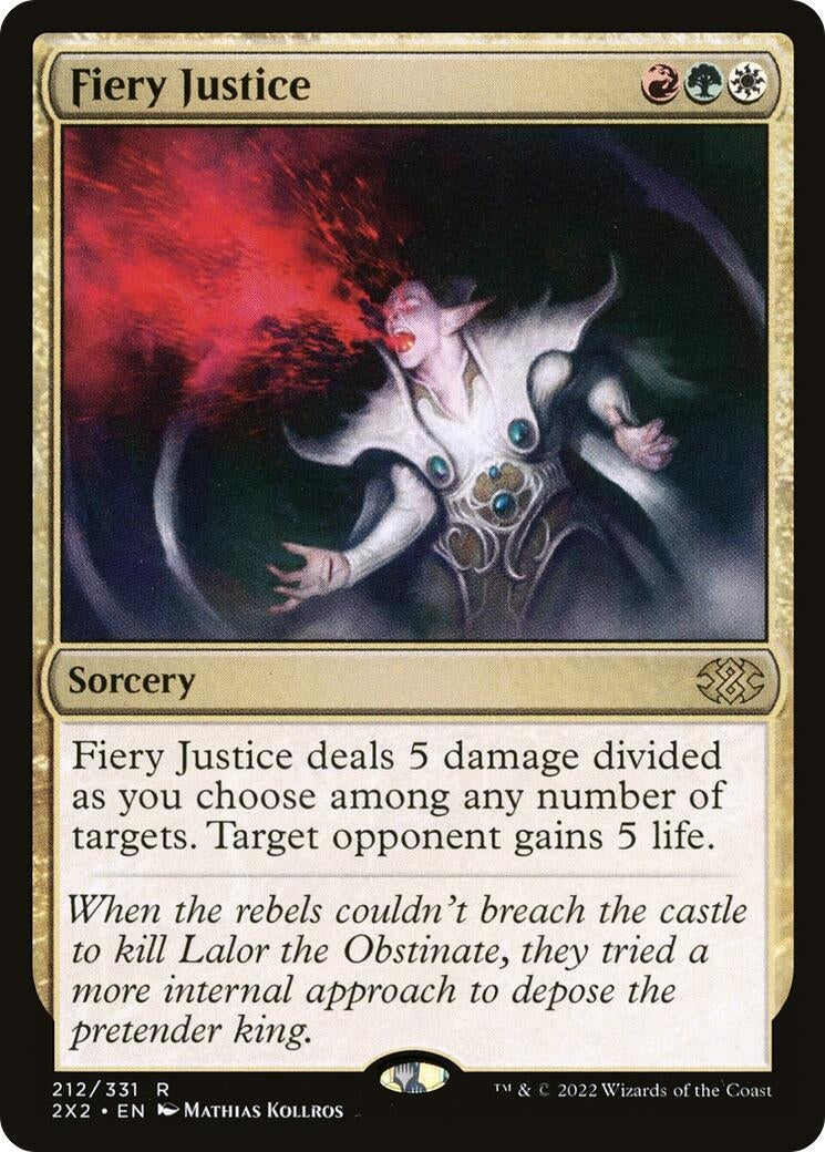 Fiery Justice (212) [2X2] - MTG Single