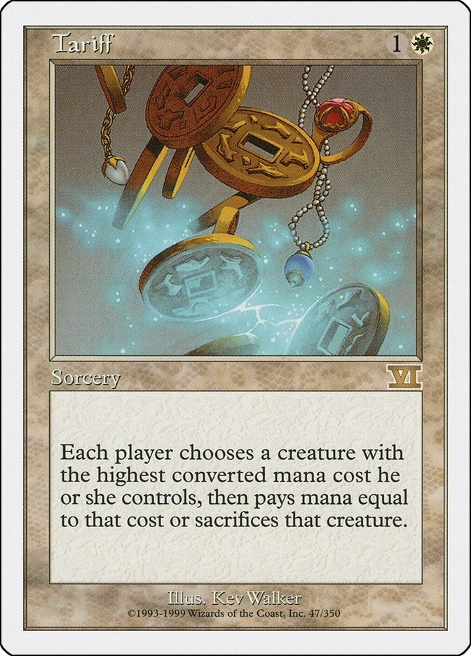 Tariff (47) [6ED] - MTG Single