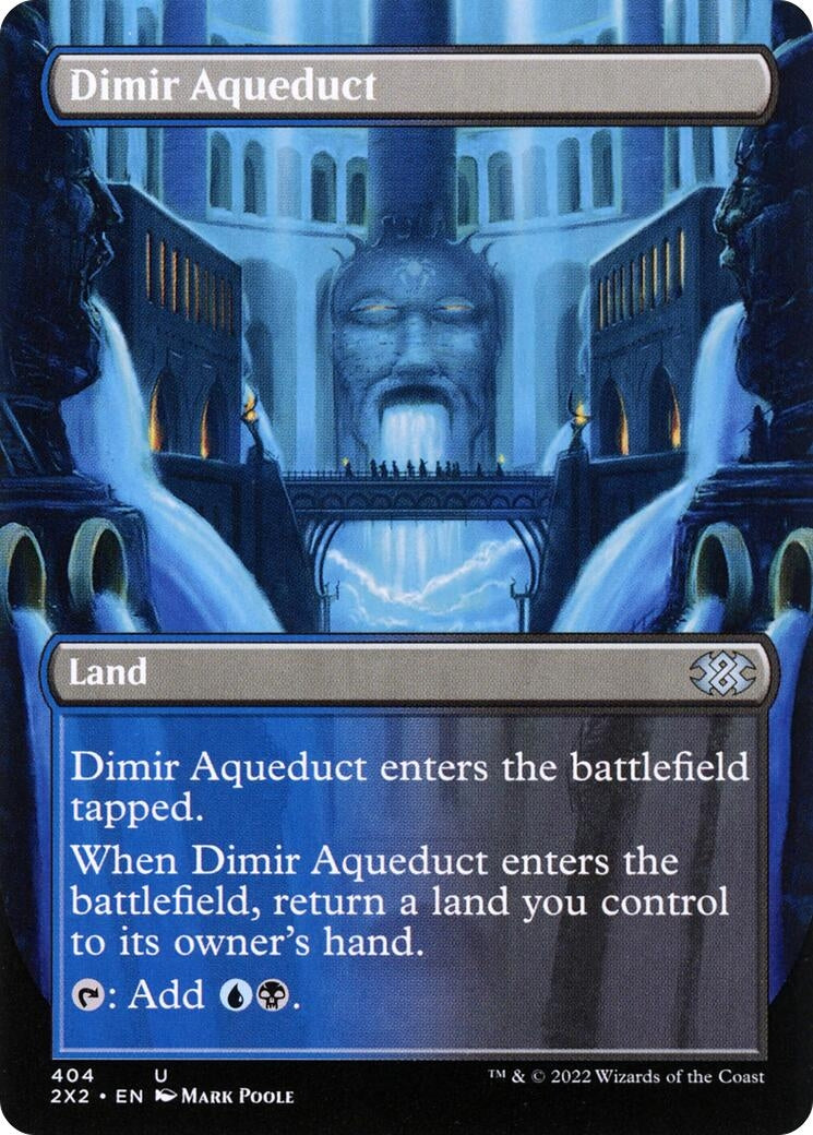 Dimir Aqueduct (Borderless) (404) [2X2] - MTG Single