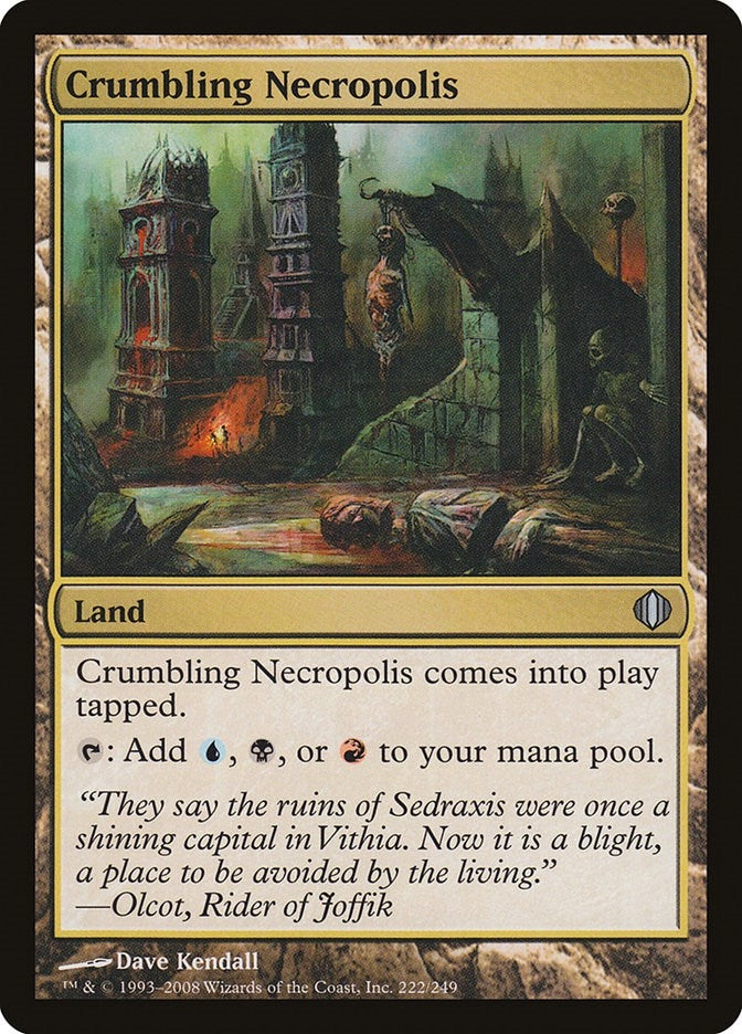 Crumbling Necropolis (222) [ALA] - MTG Single