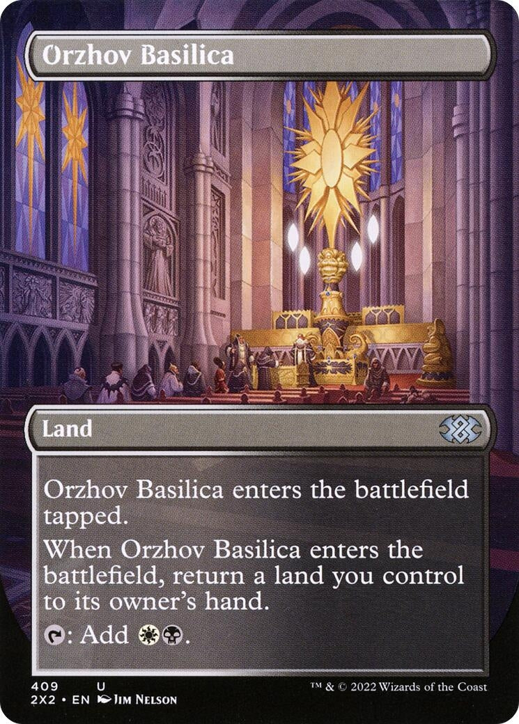 Orzhov Basilica (Borderless) (409) [2X2] - MTG Single