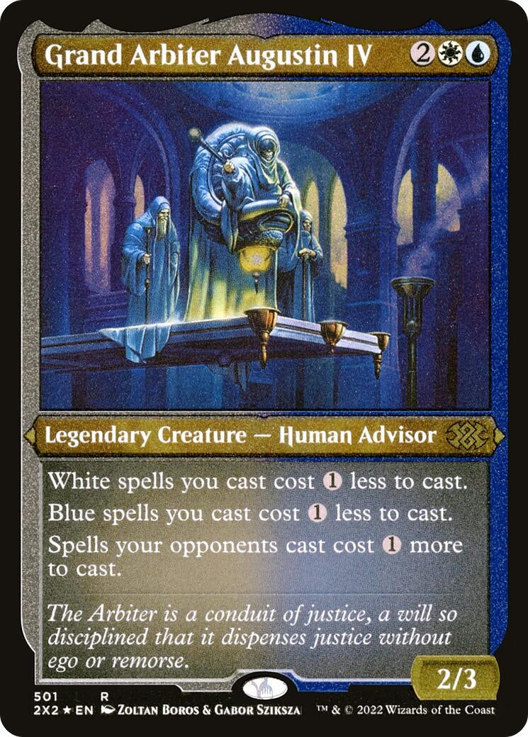 Grand Arbiter Augustin IV (Foil Etched) (501) [2X2] - MTG Single